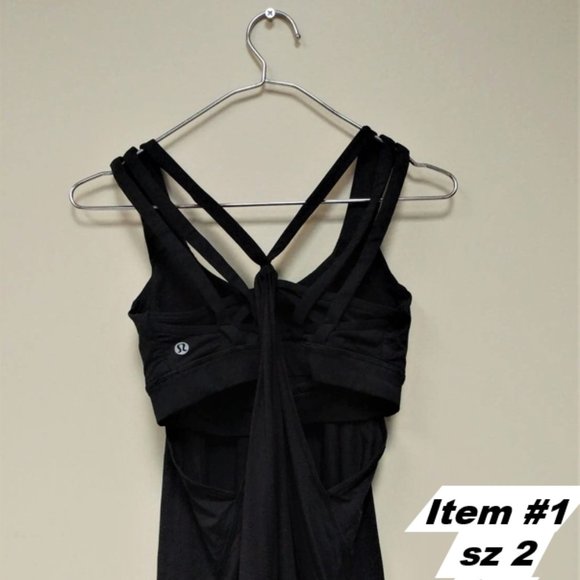 Lululemon Black Size 2 Tank - Picture 3 of 5